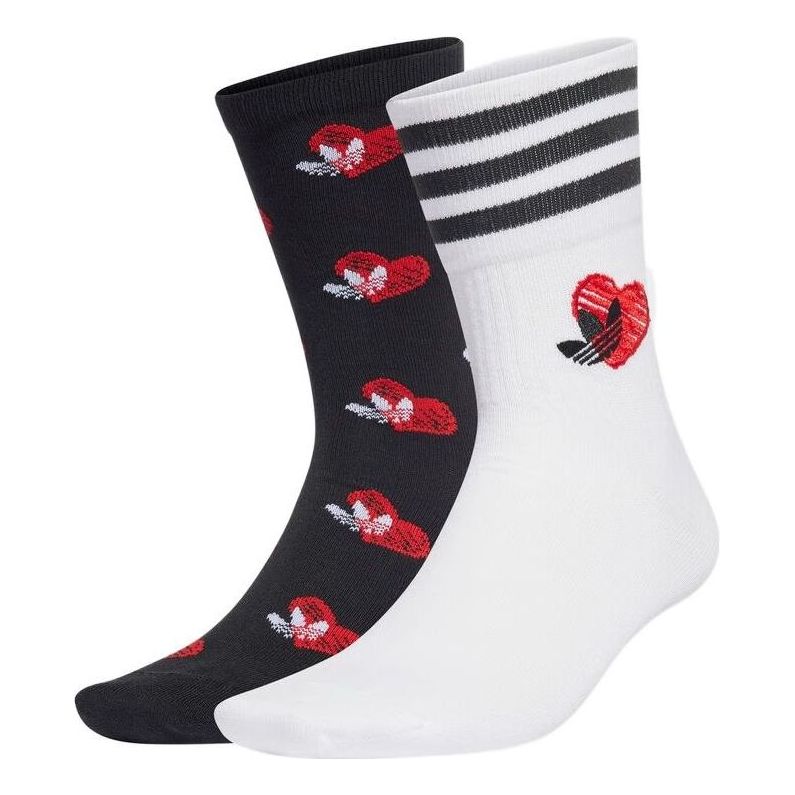 Sukat adidas Originals adidas Mid-Cut Socks 2 Pairs Monivärinen | HM4191