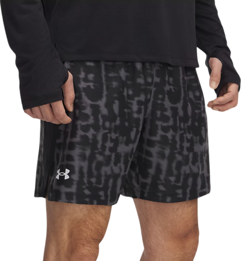 Shortsit Under Armour Under Armour UA Launch 7'' Print Shorts Musta | 1382621-025
