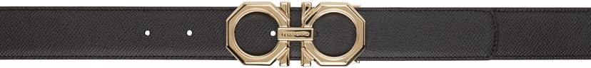 Vyöt FERRAGAMO Ferragamo Reversible Adjustable Gancini Belt Musta | 780273