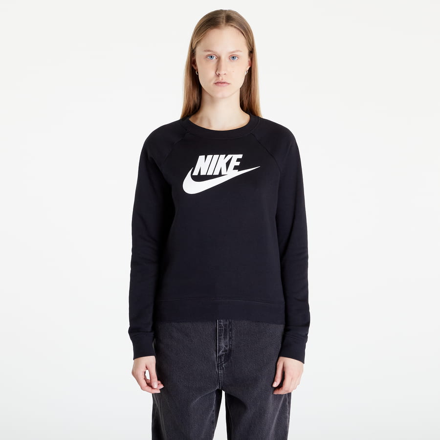 Huppari Nike NSW Essential Crew Fleece HBR Musta | BV4112-010, 0