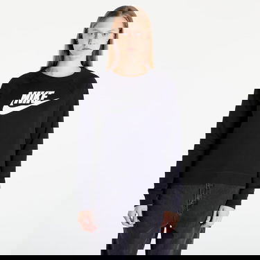 Huppari Nike NSW Essential Crew Fleece HBR Musta | BV4112-010, 0