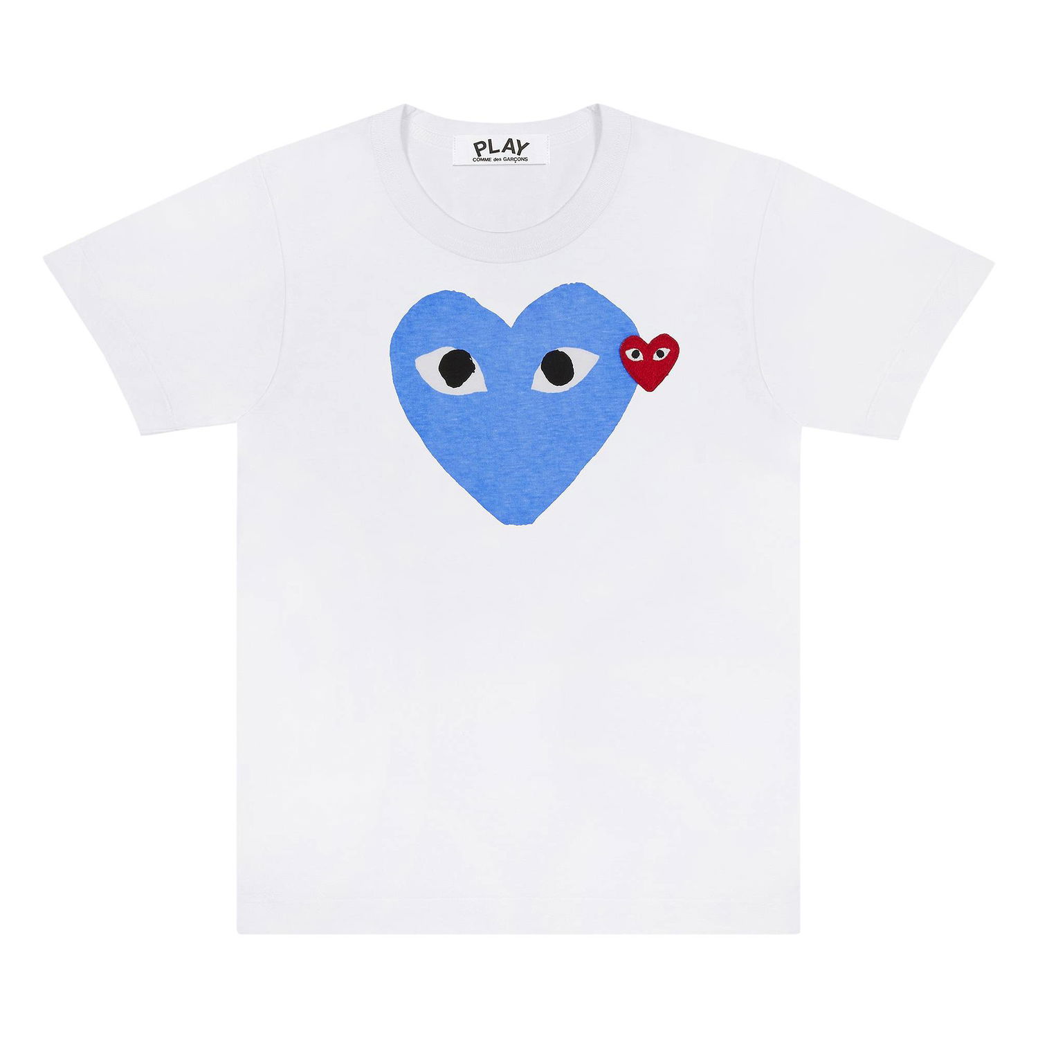 T-paita Comme des Garçons PLAY Red Emblem Heart T-Shirt Valkoinen | AZ T106 051 2, 1