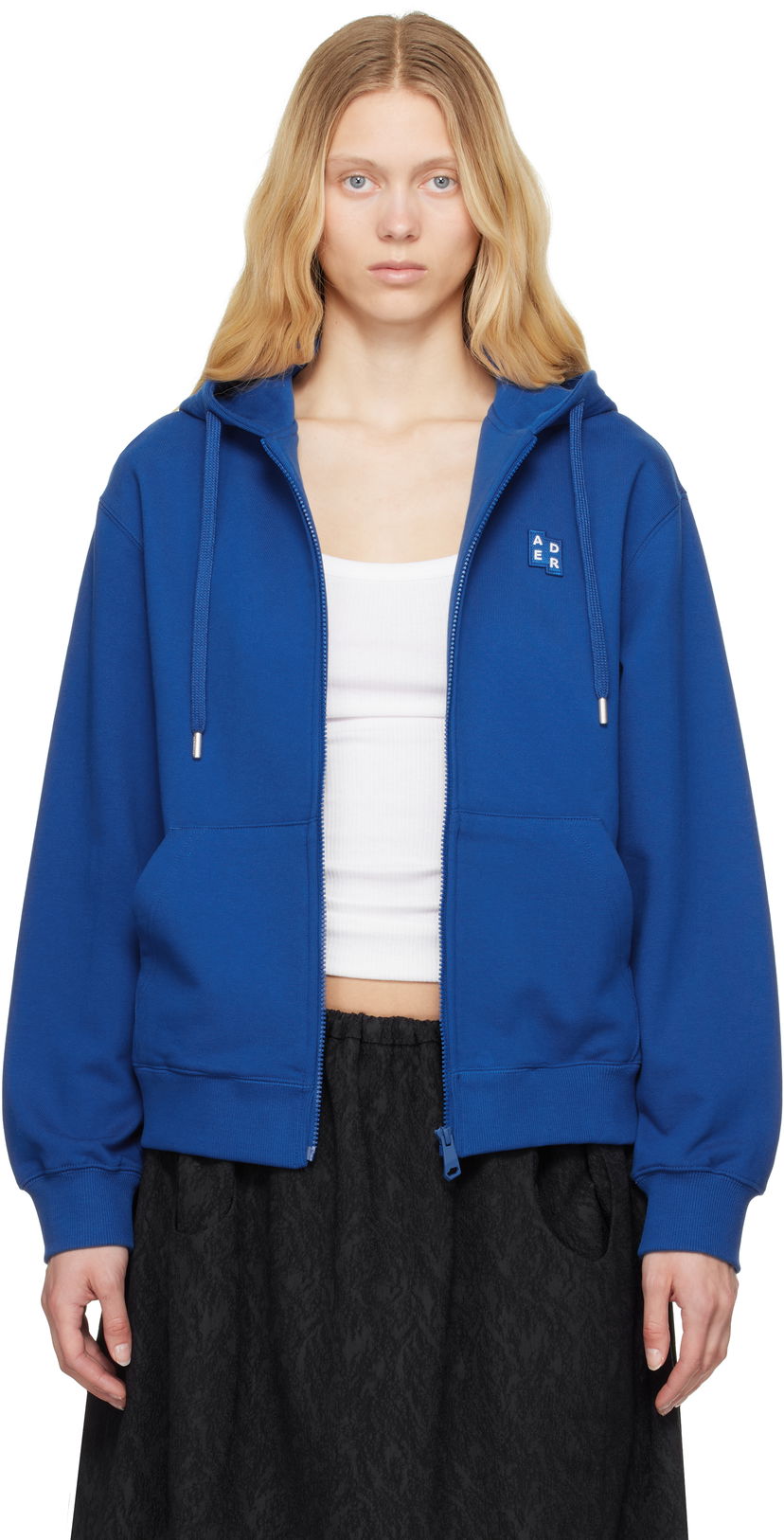Huppari ADER ERROR ADER error TRS Tag 01 Zip-Up Hoodie Sininen | BO42FYHD0401BL