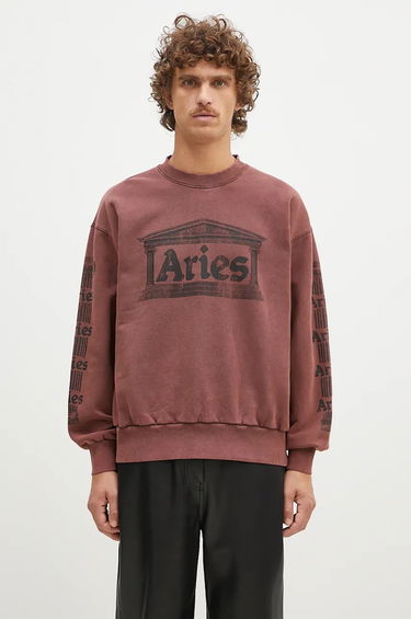 Huppari Aries Aged Ancient Column Sweatshirt With Print Punainen | AR2003302, 0