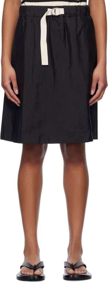 Hame Jil Sander Jil Sander Belted Midi Skirt Musta | J40MA0169_J70003, 0