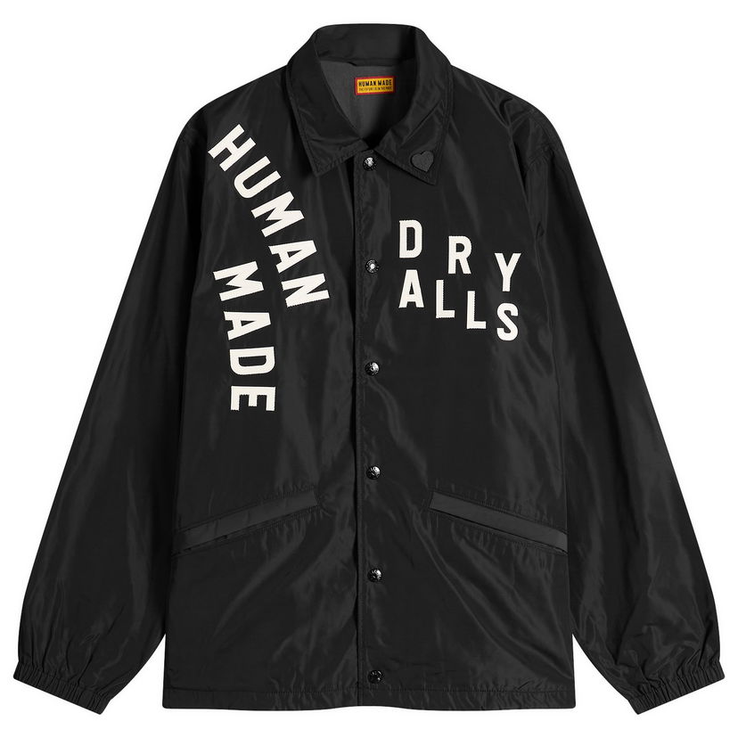 Takki Human Made Coach Jacket, Size Large Musta | HM30JK035-BLK