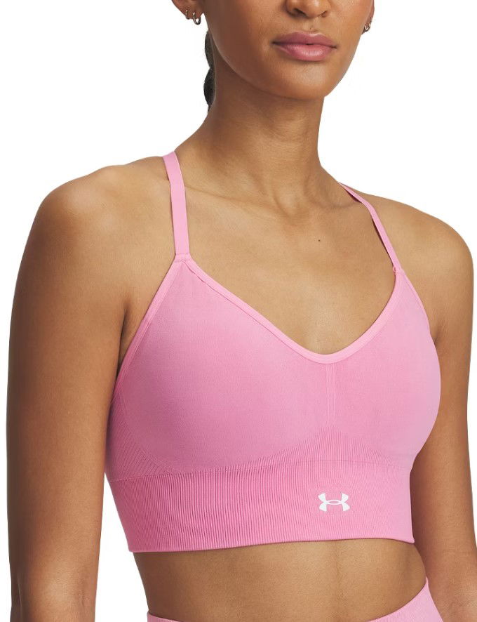 Rintaliivit Under Armour Under Armour Vanish Seamless Washed Low Bra Vaaleanpunainen | 1388111-681