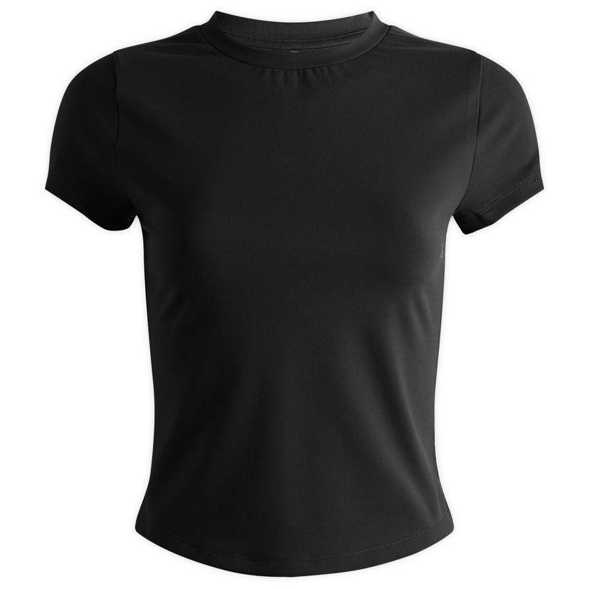 Crop top Represent Clo Scoop Hem Baby T-Shirt, Size Large Musta | OCW41388-01
