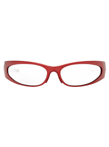 Aurinkolasit Balenciaga Wraparound Sunglasses Punainen | BB0290S-005