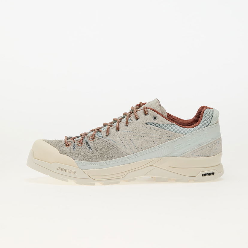 Tennarit ja kengät Salomon X-Alp Suede Ice Flow/ Quarry/ Russet Valkoinen | L47725100