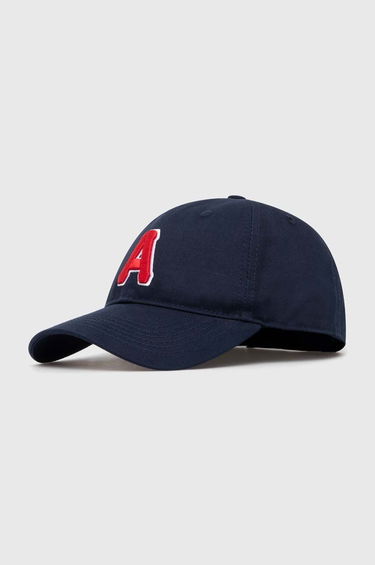 Korkki AAPE by A Bathing Ape AAPE 3D "A" Font Baseball Cap Tummansininen | ACP5227, 0