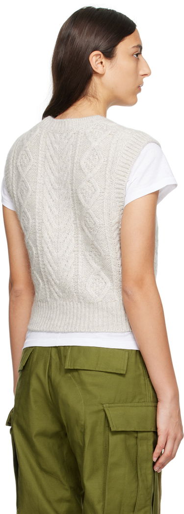 Villapaita rag & bone rag & bone Brody Knit Vest Harmaa | WAS23F035SL35, 2