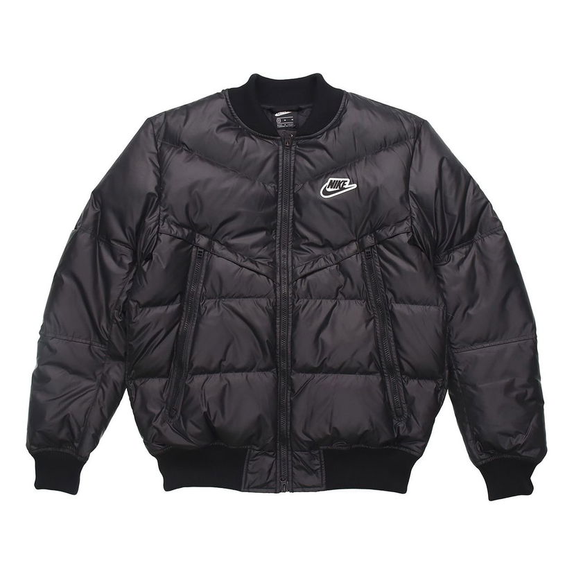 Bomber-takki Nike Sportswear Down-Fill Windrunner Puffer Jacket Musta | CU4403-010