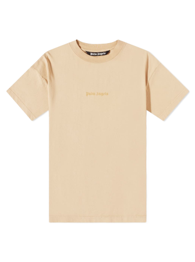 T-paita Palm Angels Reverse Logo Tee Beige | PMAA001S23JER0046161