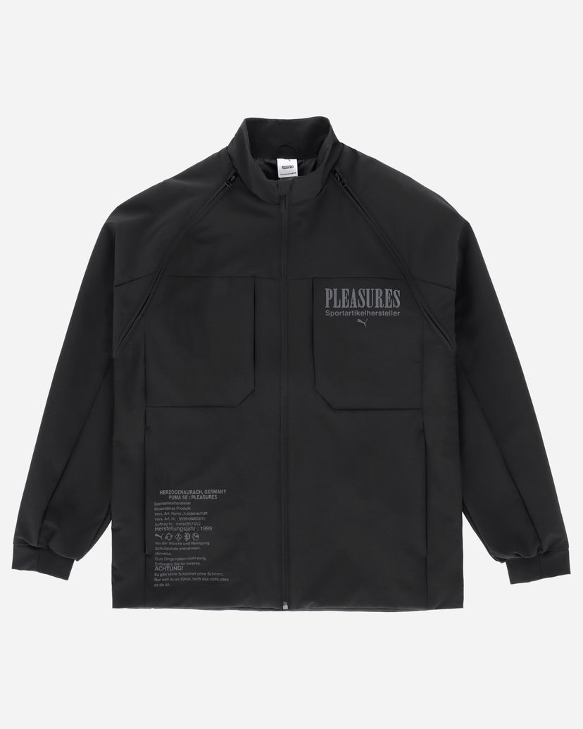 Takki Puma x PLEASURES Zip-Off Jacket Harmaa | 620876-01