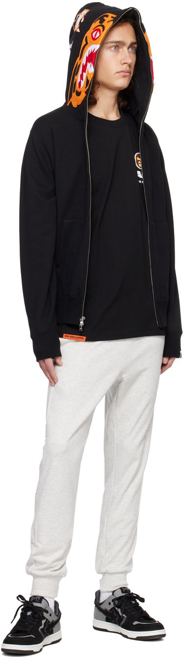 Verryttelyhousut AAPE by A Bathing Ape AAPE by A Bathing Ape Embroidered Sweatpants Harmaa | AAPPTMA691XAMWH2, 3