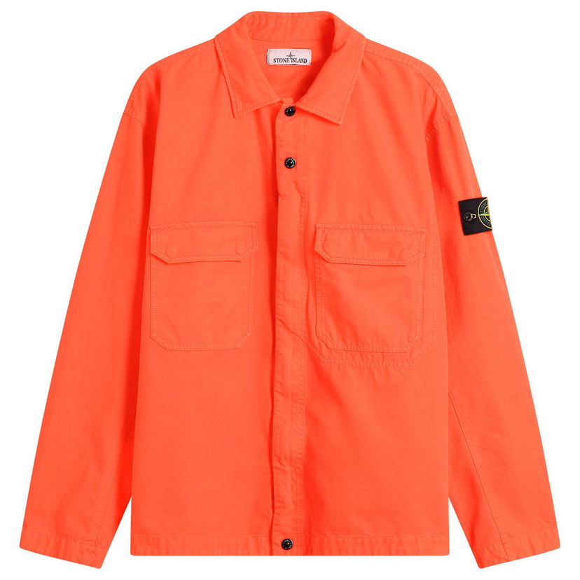 Takki Stone Island Ripstop Zip Shirt Jacket Oranssi | K2S151200009-V0018