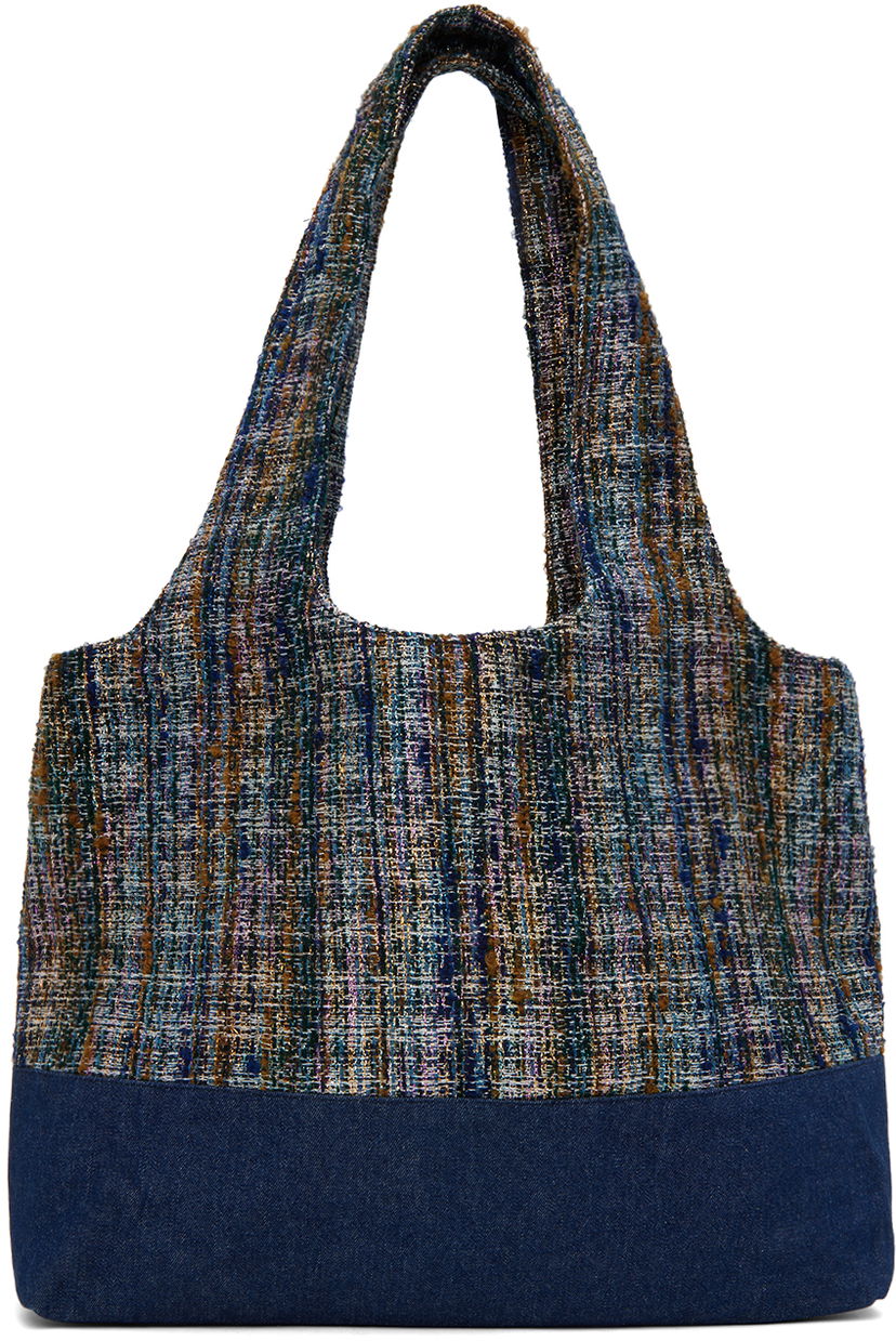 Kangaskassi Anna Sui Anna Sui Tweed & Denim Tote Monivärinen | 1024B90,