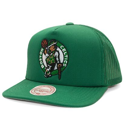 Korkki Mitchell & Ness Boston Celtics Evergreen Trucker Hat Vihreä | HT8032-BCEGREN