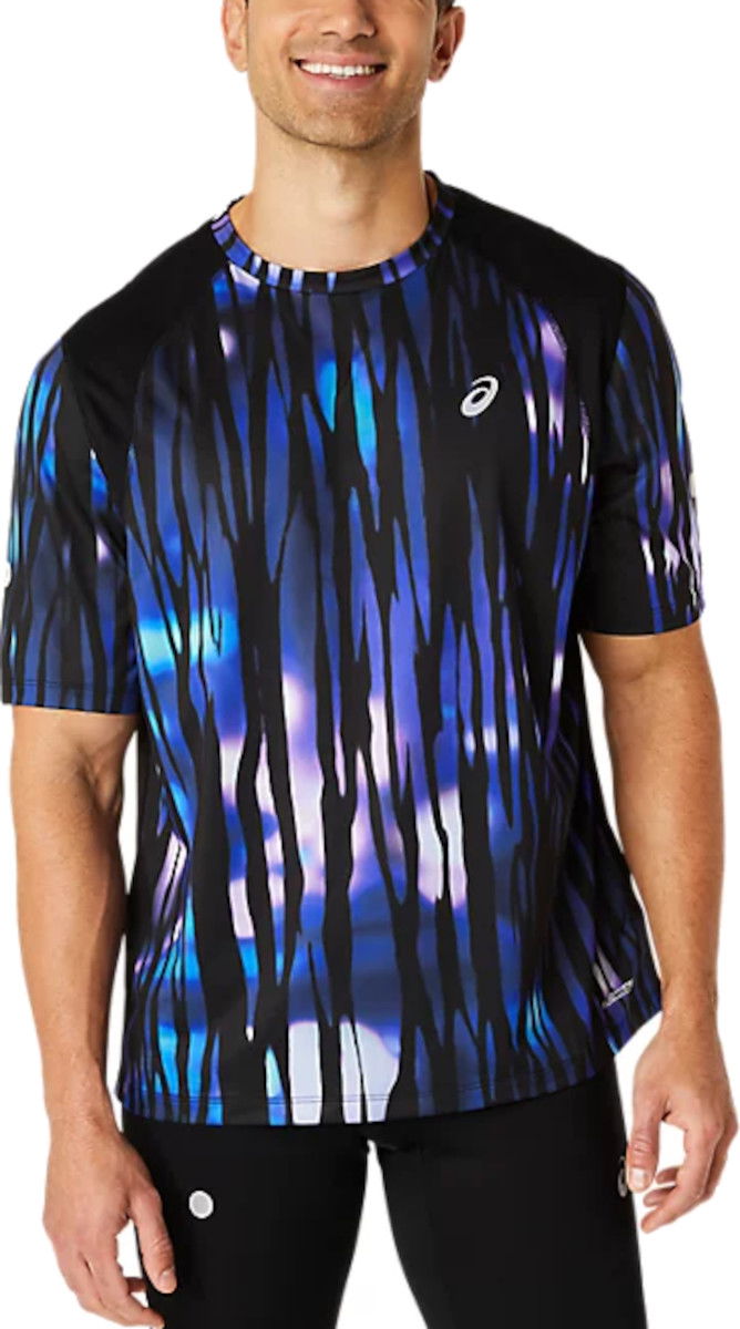 T-paita Asics Short Sleeve Printed Running T-shirt Monivärinen | 2011d095-400