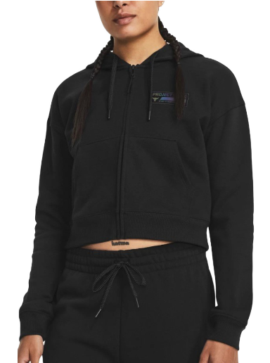 Huppari Under Armour Pjt Rck HW Terry FZ Q4 Musta | 1380735-001