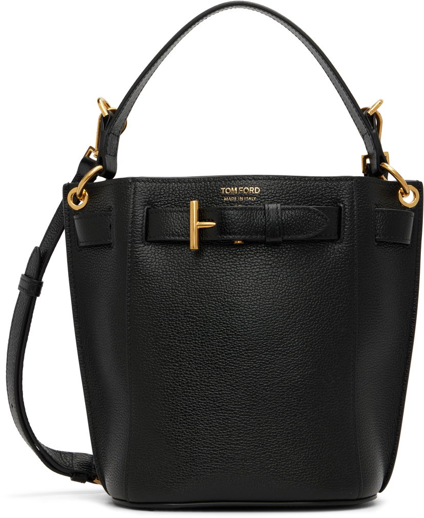 Käsilaukku Tom Ford Tom Ford Mini Audrey Grained Leather Bucket Bag Musta | S0481-LCL429X