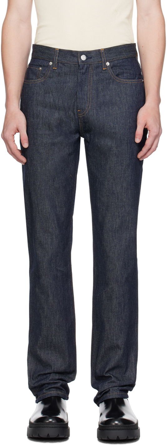Jeans Helmut Lang Slim Jeans Tummansininen | O02DM202