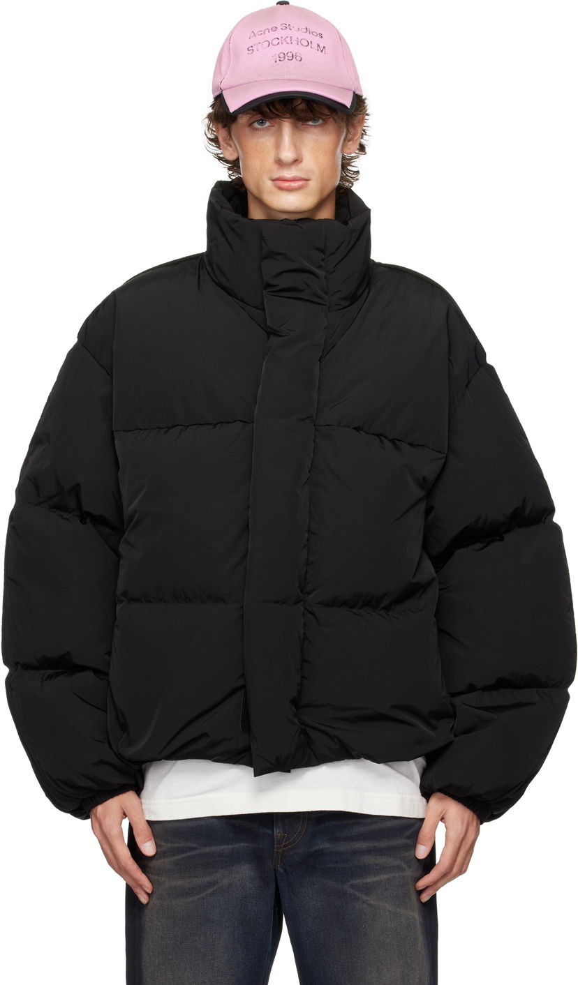 Puffer takki Acne Studios Puffer Down Jacket Musta | B90790-