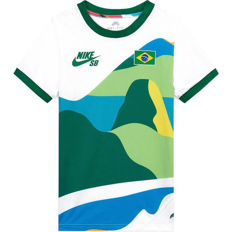 T-paita Nike SB Parra Federation Kit Crew Youth Jersey Valkoinen | CZ7775-100