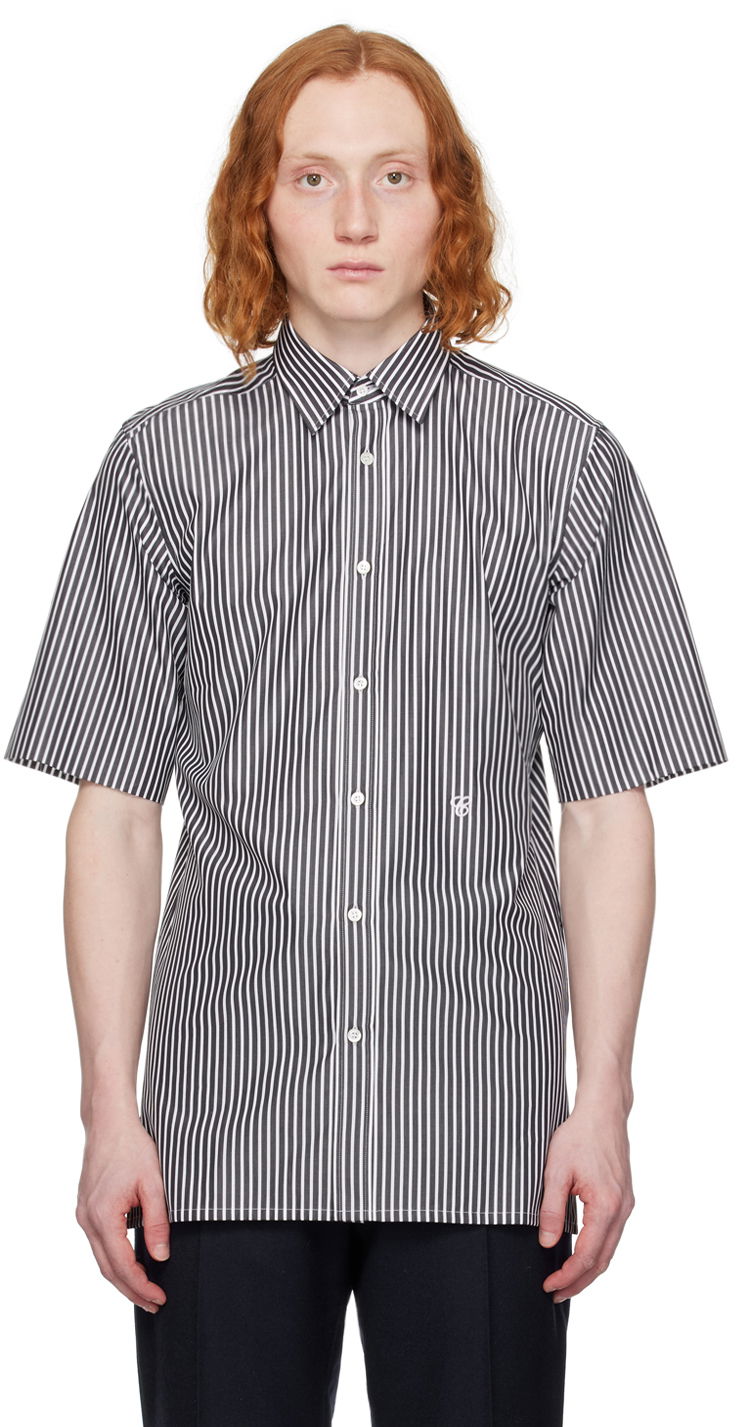 Paita Maison Margiela Vented Shirt Musta | S50DR0007 S78577