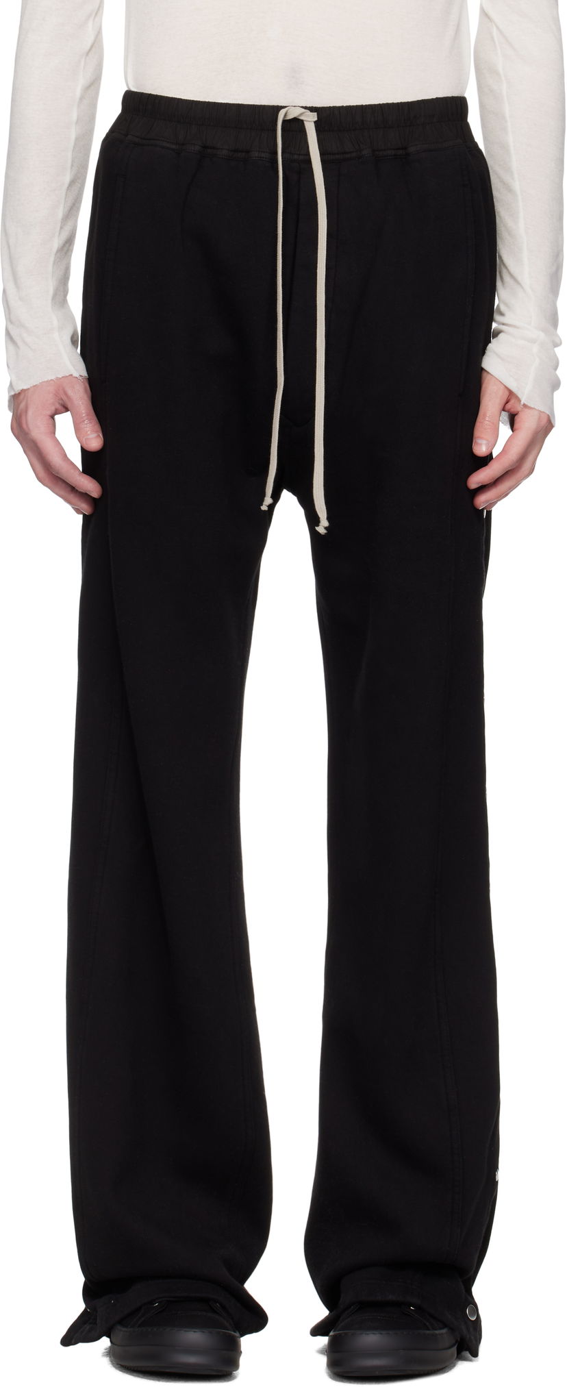 Verryttelyhousut Rick Owens Rick Owens DRKSHDW Hollywood Pusher Sweatpants Musta | DU01E3393 F