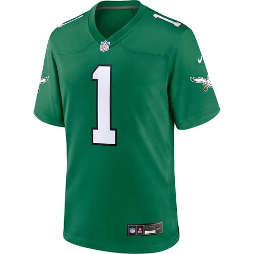 Jersey Nike NFL Philadelphia Eagles Jalen Hurts Jersey Vihreä | 67NM-03T7-86F-CY0