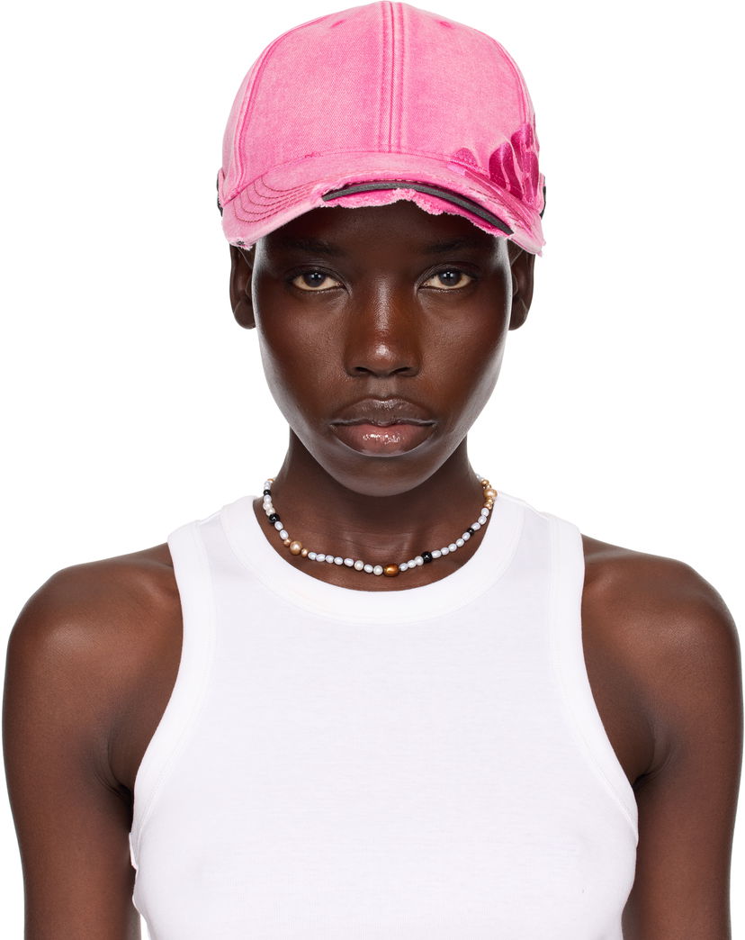 Korkki Martine Rose Martine Rose Exclusive Roll Back Cap Vaaleanpunainen | 1168WP14115