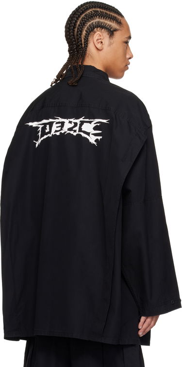 Paita 032C 032c Intermission Cargo Overshirt Musta | S25-URW-1402-000, 2