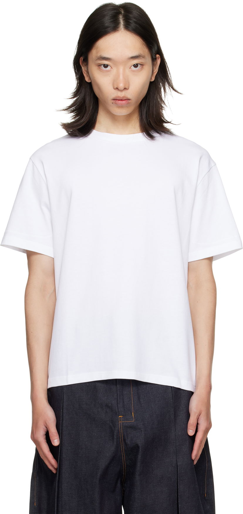 T-paita sage NATION SAGE NATION Short Sleeve Lock T-Shirt Valkoinen | S043 SS LOCK TEE 100% COTTON W