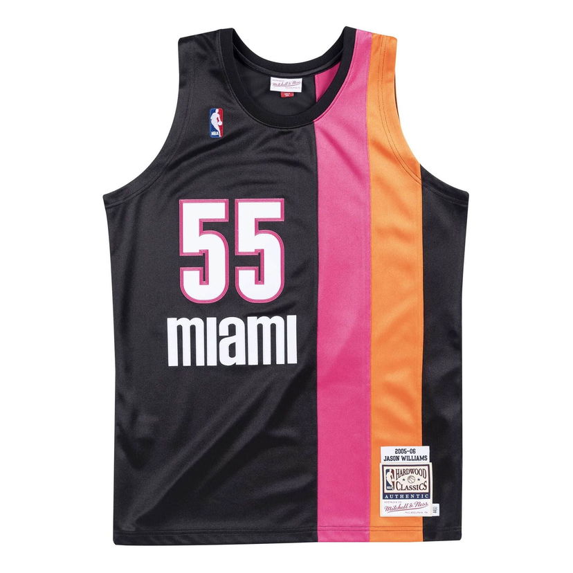 Jersey Mitchell & Ness NBA Miami Heat Jason Williams Jersey Musta | AJY4EL18034-MHEBLCK05JWI