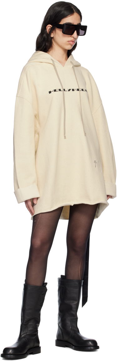 Huppari Rick Owens Rick Owens DRKSHDW Hollywood Peter Hoodie Beige | DS01E3231 FNEP5P, 3