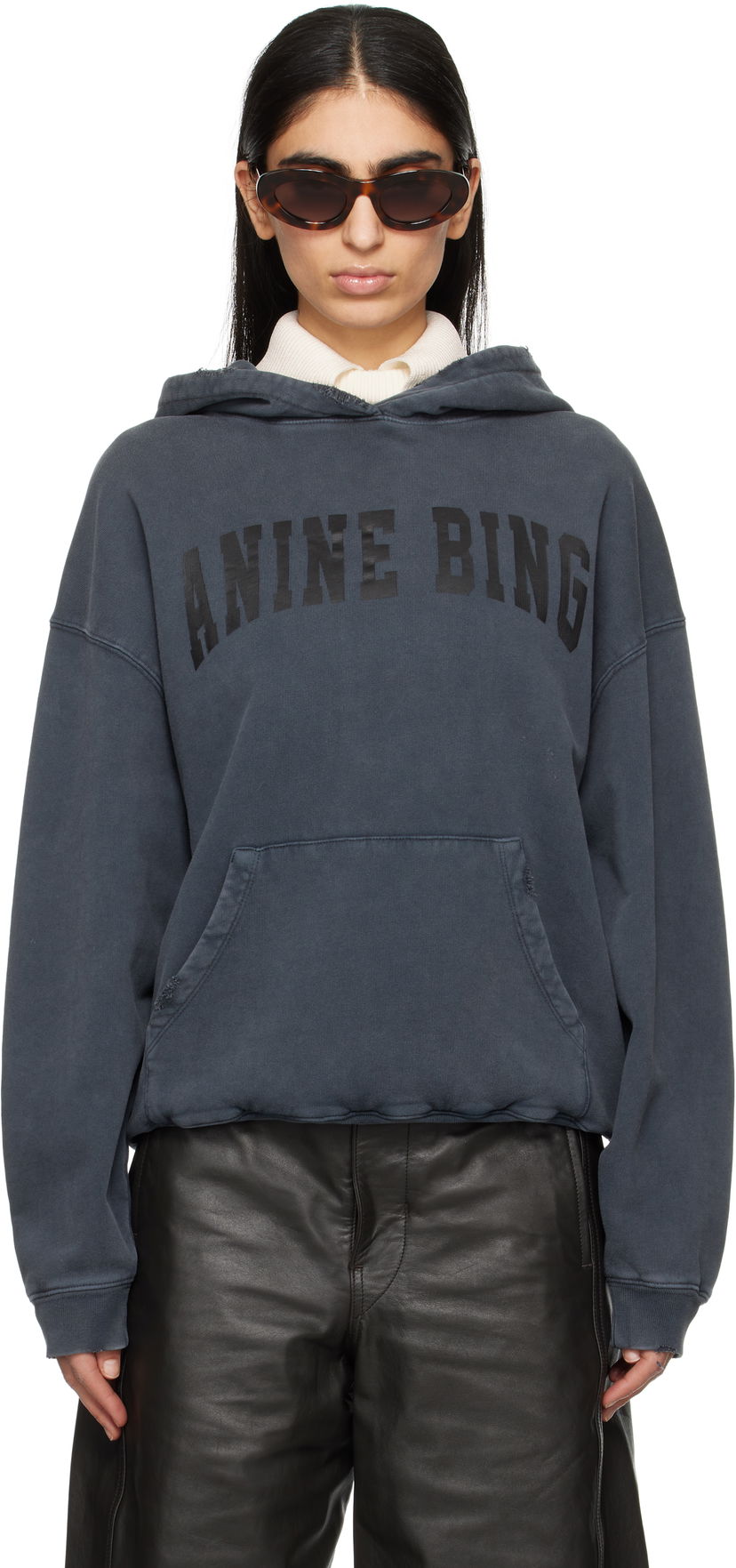 Huppari Anine Bing Anine Bing Harvey Hoodie Sininen | S-08-5185-002