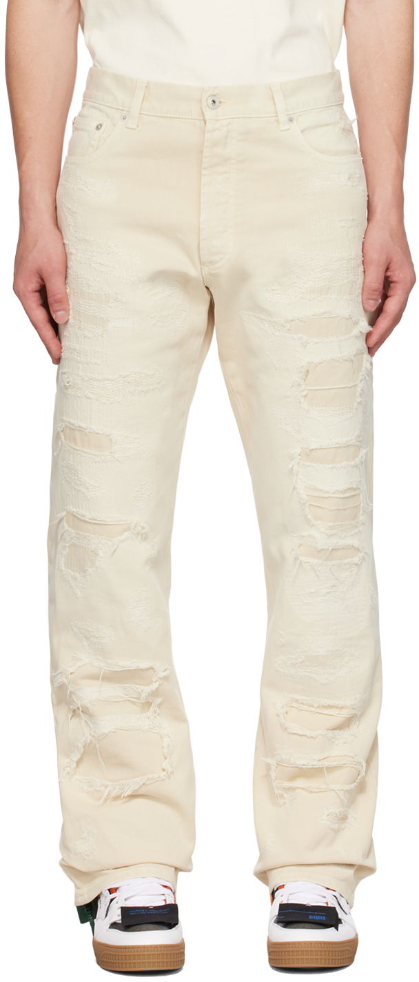 Jeans HERON PRESTON Regular 5-Pockets Jeans Valkoinen | HMYA011F23FAB0010400, 0