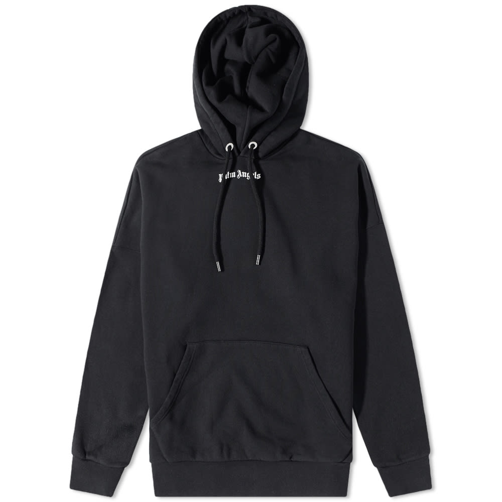 Huppari Palm Angels Logo Popover Hoody Musta | PMBB036C99FLE0031001, 0