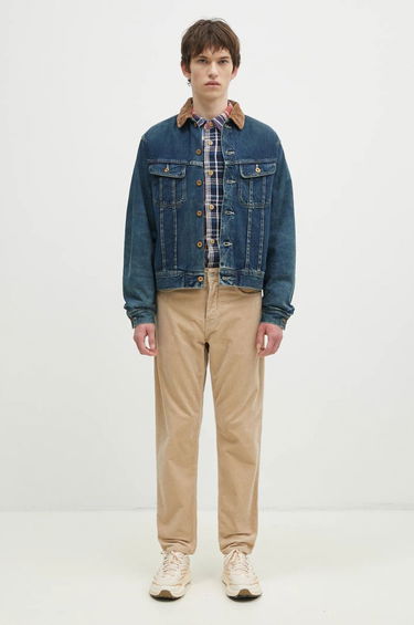 Bomber-takki Human Made Blanket Lined Denim Work Jacket Sininen | HM28JK010, 5