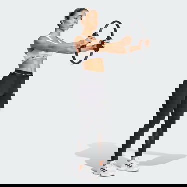 Rintaliivit adidas Performance TECHFIT Medium Support Elastic Sports Bra Valkoinen | JG3961, 2