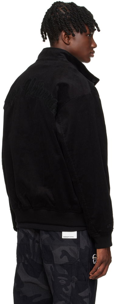 Bomber-takki AAPE by A Bathing Ape AAPE by A Bathing Ape Patch Corduroy Jacket Musta | AAPLJM7613XXLBKX, 2