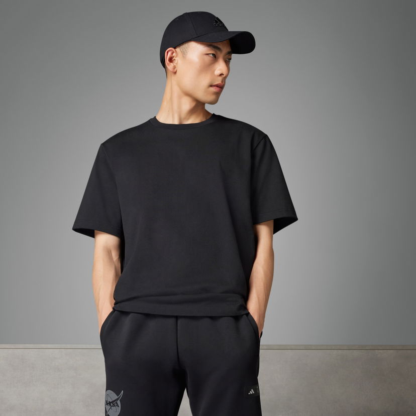 T-paita adidas Performance NASA Crossover T-Shirt Musta | JE3133