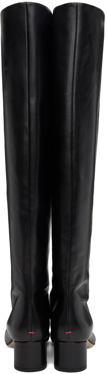 Vaatteet Aeyde Aeyde Willa Over-the-Knee Boots Musta | A11-KB-DUBR45RO115-FW24-800-001, 1