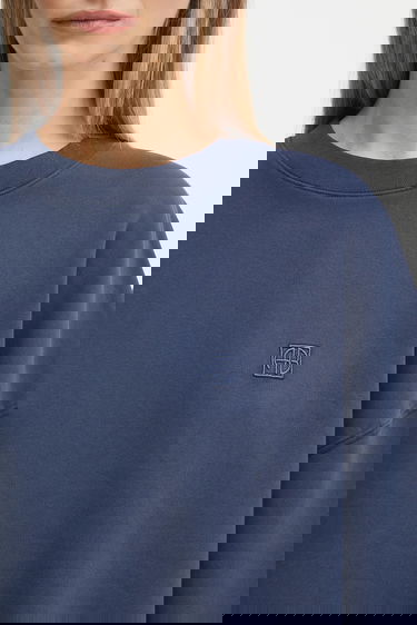 Huppari Anine Bing Anine Bing Miles Sweatshirt Tummansininen | A.08.11205, 3