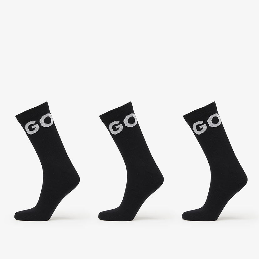 Sukat BOSS Hugo Boss 3-Pack Iconic Crew Socks Musta | 50531517-001