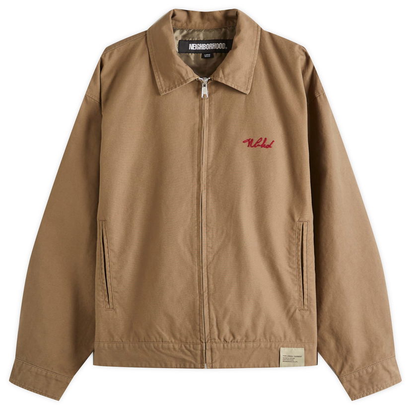 Takki Neighborhood Neighborhood Zip Work Jacket, Size Large Ruskea | 251TSNH-JKM02-OLV