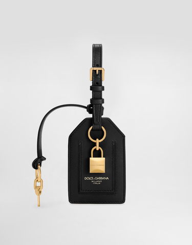 Avaimenperät Dolce & Gabbana Dolce & Gabbana Leather Keychain with Lock Musta | BI3417A9S2580999, 0