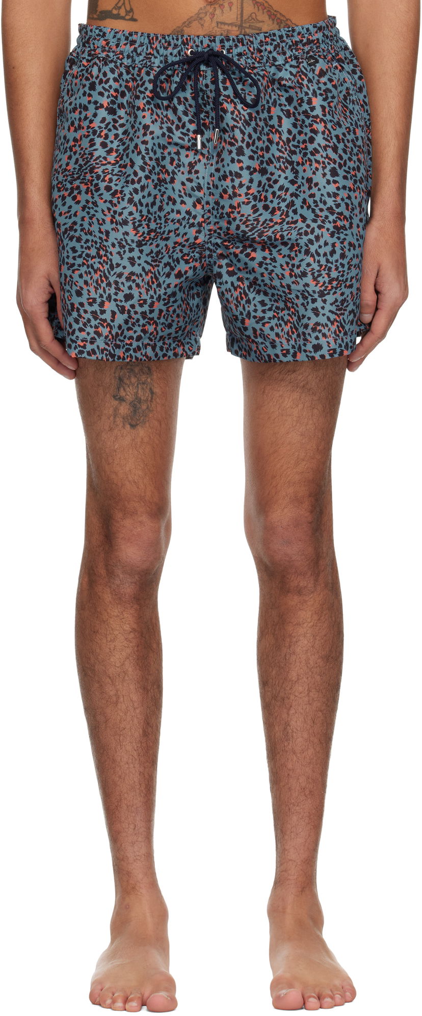 Uimapuvut Paul Smith Paul Smith Leopard Print Swim Shorts Sininen | M1A-239B-P41564-44